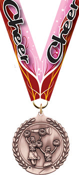 Cheerleading Medal- Bronze [M201-CH-B]