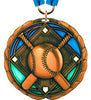 Baseball Epoxy Color Medal - Bronze [MEC2-BS-B]