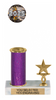 Star Color Insert Trophy with 1 Trim [T1T12i-J06]