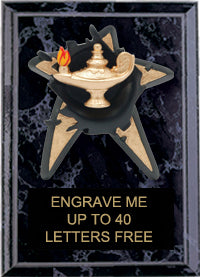 Knowledge Spring Loaded Plaque [PRBI57-KN]