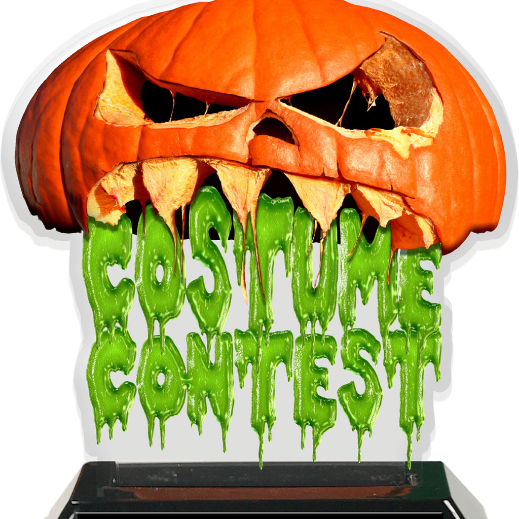 Halloween Jack-o-Lantern Costume Contest Colorix-T Acrylic Trophies