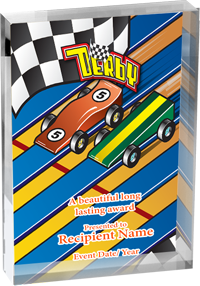 Derby Vibrix Acrylic Award [ACB57V-PNWD]