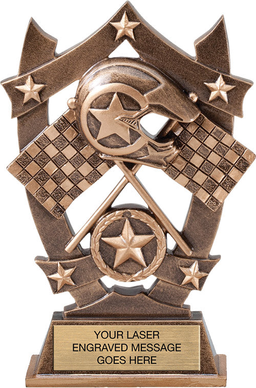 Racing Arch Resin Trophy - 6.25"  [RMARC6-RC]