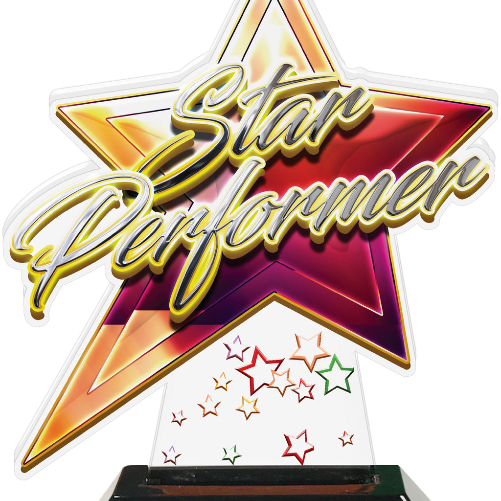 Star Performer Colorix-T Acrylic Trophies