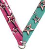 7/8 x 30 in. Stars Multi Color Sublimated Neck Ribbon [NKRB-4060]