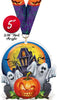 Halloween Pumpkin & Ghosts Colorix-M Acrylic Medal [MACR5-HLWN-PMP-Q]
