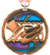 Dance Epoxy Color Medal - Bronze [MEC2-DC-B]