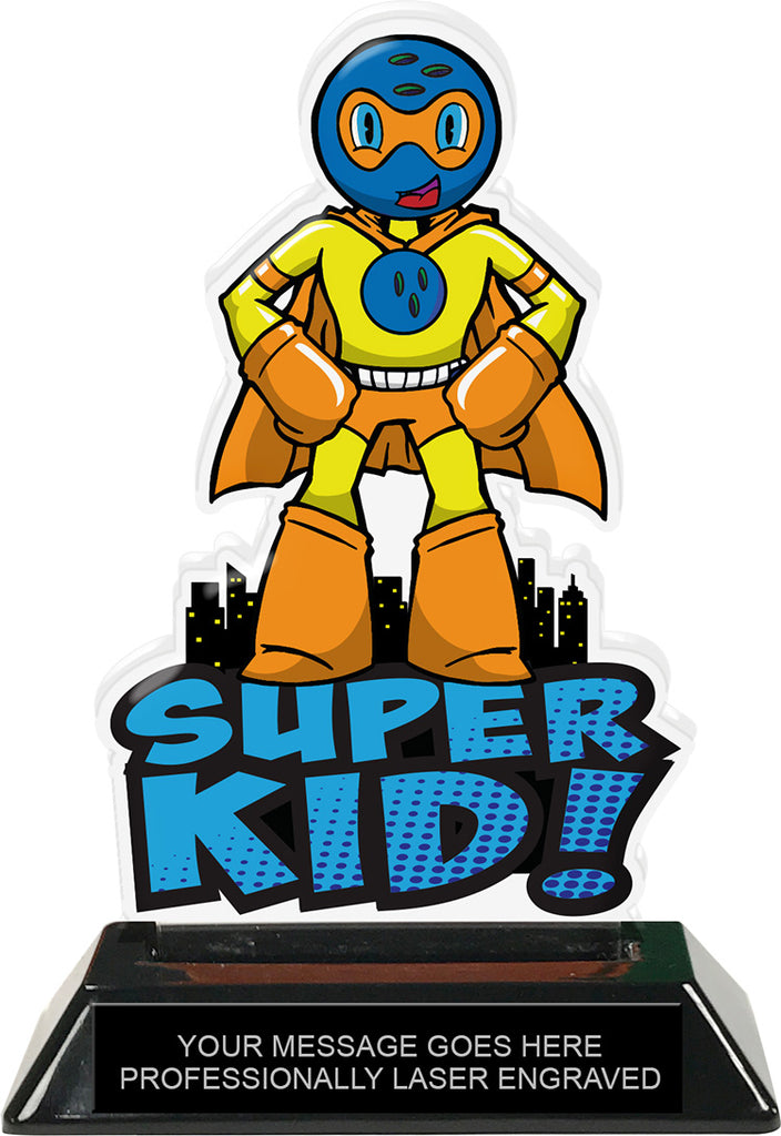 Bowling Super Kid Acrylic Trophy- 6.5 inch [TACR65-SHKD-BWL-Q]
