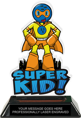 Bowling Super Kid Acrylic Trophy- 6.5 inch [TACR65-SHKD-BWL-Q]