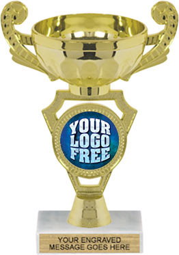 Majestic Cup Custom Insert Holder on Genuine Marble Base [TXi-J83]