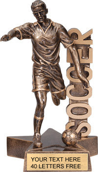 Soccer Billboard Resin Trophies [Male]