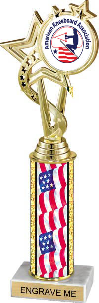 EXCLUSIVE Custom Insert Trophy w/ Column - 12.5 inch [TXi12-TD]