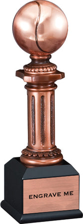 Tennis Theme Bronze Electroplated Resin [BPRM-TN]