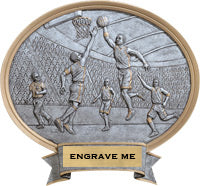 Basketball Sport Legend Ovals - Male [SLO8-BKM]