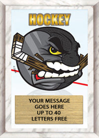 Hockey Full Color KRUNCH Plaque [PKRNCH5-HK]