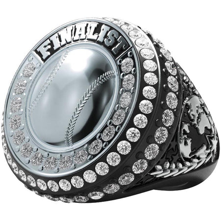 Baseball World Class Finalist Ring - Black Nickel [RSWCG-BS-FNL-K]