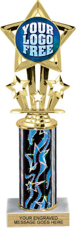 Shooting Star Custom Insert Trophy w/ Column [TXi12-C67]