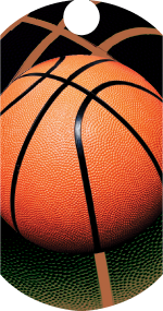 Basketball Dog Tag Insert [DT-1859]
