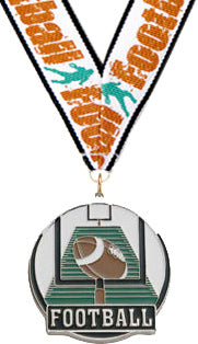 Football Enameled Medal [M2EP-FB-S]
