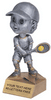 Tennis Bobblehead Jr. Resin Trophy - Male [BHJR-TNM]