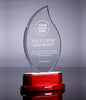 Jade Crystal Flame Award - 9.25 inch [CM2-9]