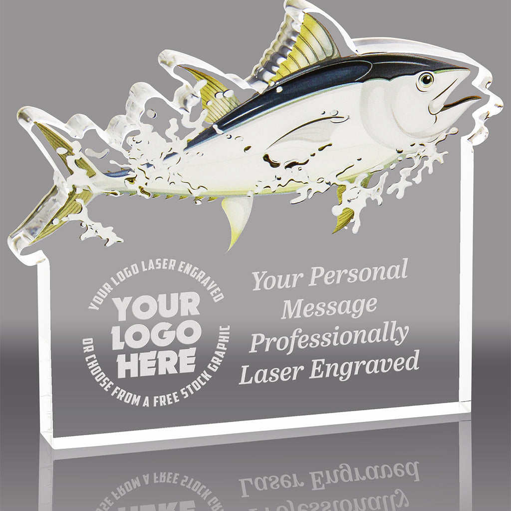 Blue Fin Tuna Fishing Acrylic Awards
