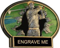 Golf Burst Thru Ovals - Male [BT7-GLM]