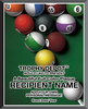 Billiards Graphix Plaque [PGFX1013-BL]