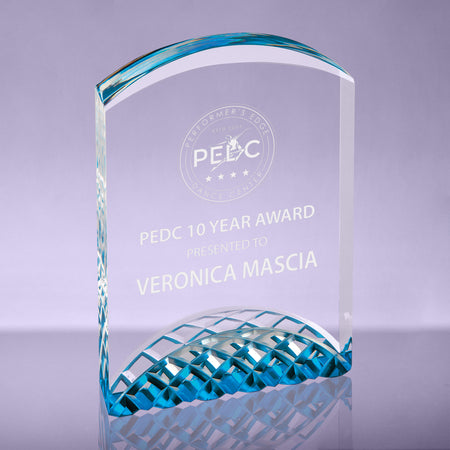 Blue Horizon Acrylic Award - 3.5 x 5 [AJH-BLU-5]