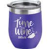TahoeÂ© 16 oz Wine Tumbler with Premium Slide Lid - Purple [TMLG16-PRP]