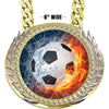 Soccer 6 inch Presidential Metal Champ Chain [CCSPR-SC]