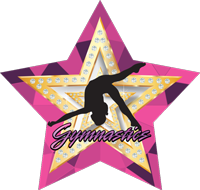 Gymnastics: Bling Star Insert [ST-4323]