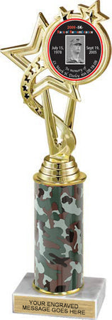 EXCLUSIVE Custom Insert Trophy w/ Column - 10.5 inch [TXi10-TD]