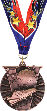Soccer Victory Medal- Bronze [MVM2-SC-B]