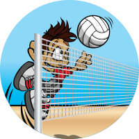 Volleyball Male Pee Wee Insert [P78N-145]