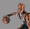 Basketball Resin with Engravable Jade Crystal [RMBK98]