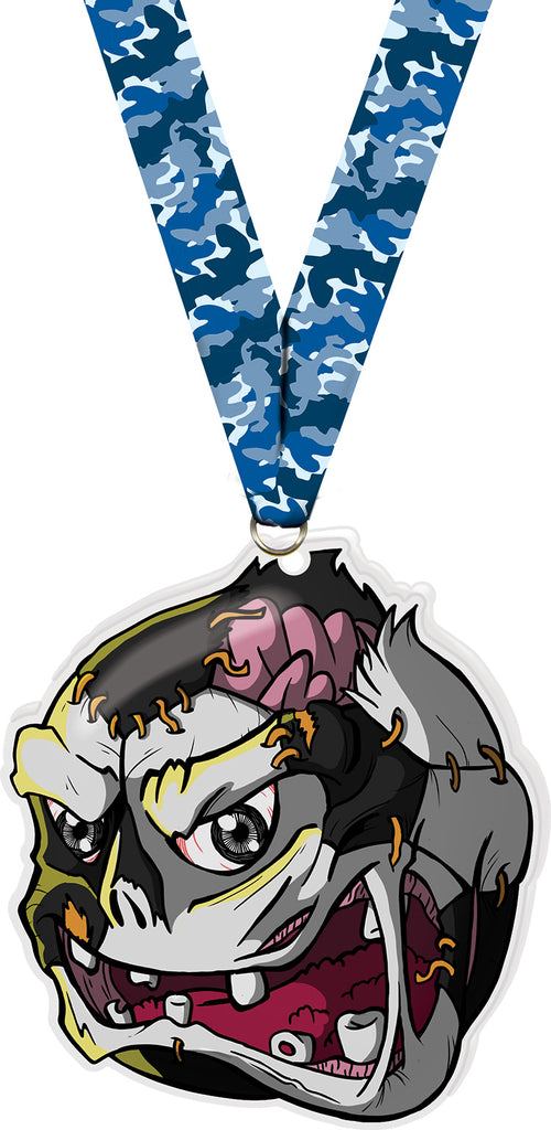 Soccer Zomball Colorix-M Acrylic Medal - 5 inch [MACR5-ZMBL-SC-Q]