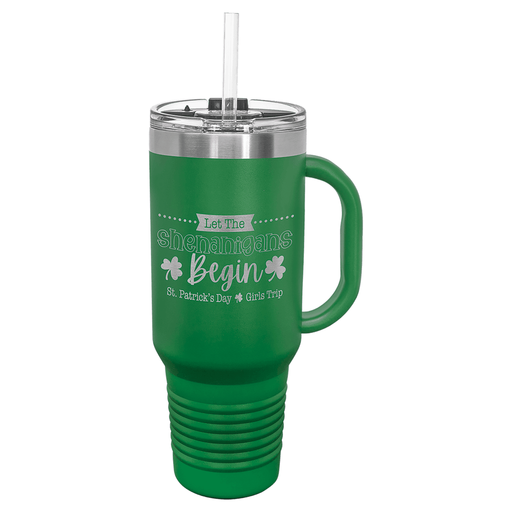 Polar Camel 40 oz. Travel Mug with Handle - Green [TJPC74-GRN]