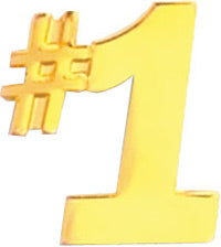 Gold Plated Pin- #1 [PNO1-40]