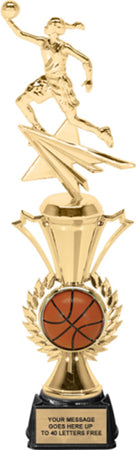Basketball Radiance Riser Trophy [TPWSBR-BK]