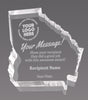 Georgia Paperweight Acrylic Award - 4.5x3.5 [ASTT-GA-Q]