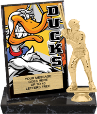 Ducks Mascot Billboard Plaque [PBB6-MSCT-DK]