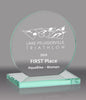 Eclipse Jade Crystal Award - 6.25 inch [GJM5025]