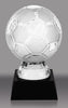 Crystal Soccer Balls on Crystal Base- 9.25 inch [CMSC283]