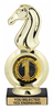 Chess Knight Color Insert Trophy [Ti-P57]
