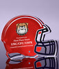1 inch Thick Football Helmet Acrylic Award - 5 inch Color [AFBH5-FC-Q]