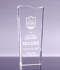 1 inch Thick Acrylic Tidal Wave Award - 8 inch [ATTW8-Q]
