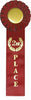 2nd Place Single Streamer Rosette Ribbon [R10R1-2ND]