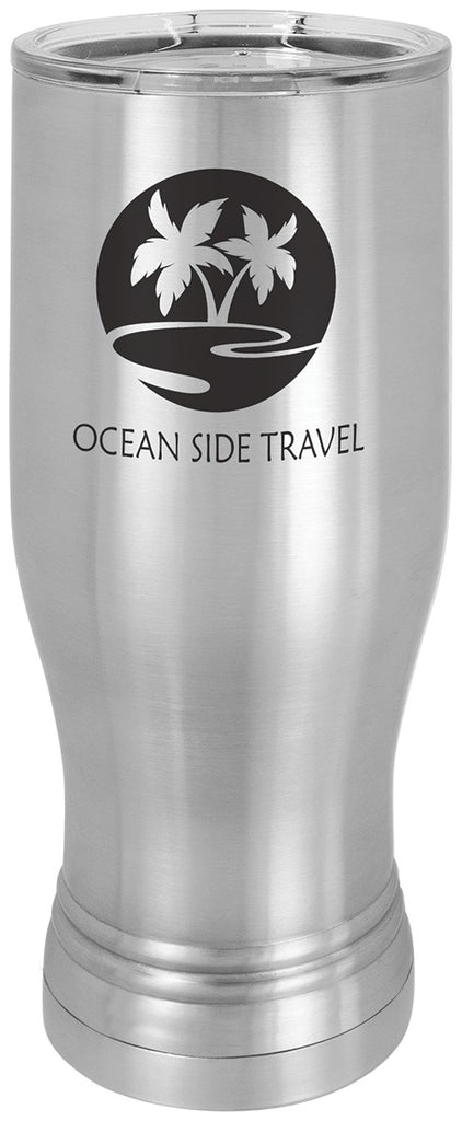 20 oz. Polar Camel Pilsner w/ Lid - Stainless [PCJ9-71]
