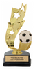 Soccer Banner & Stars Trophy [THSRS7-SC]